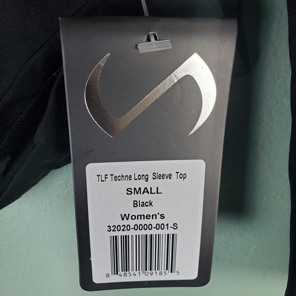 TLF Womens Black Techne Long Sleeve Top Size Small - Picture 4 of 5